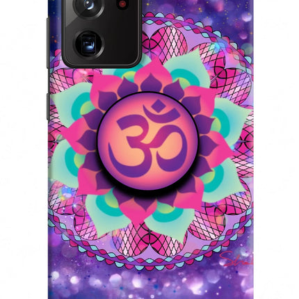 Om Purple Samsung Note 20 Ultra Pop Case by Casekaro
