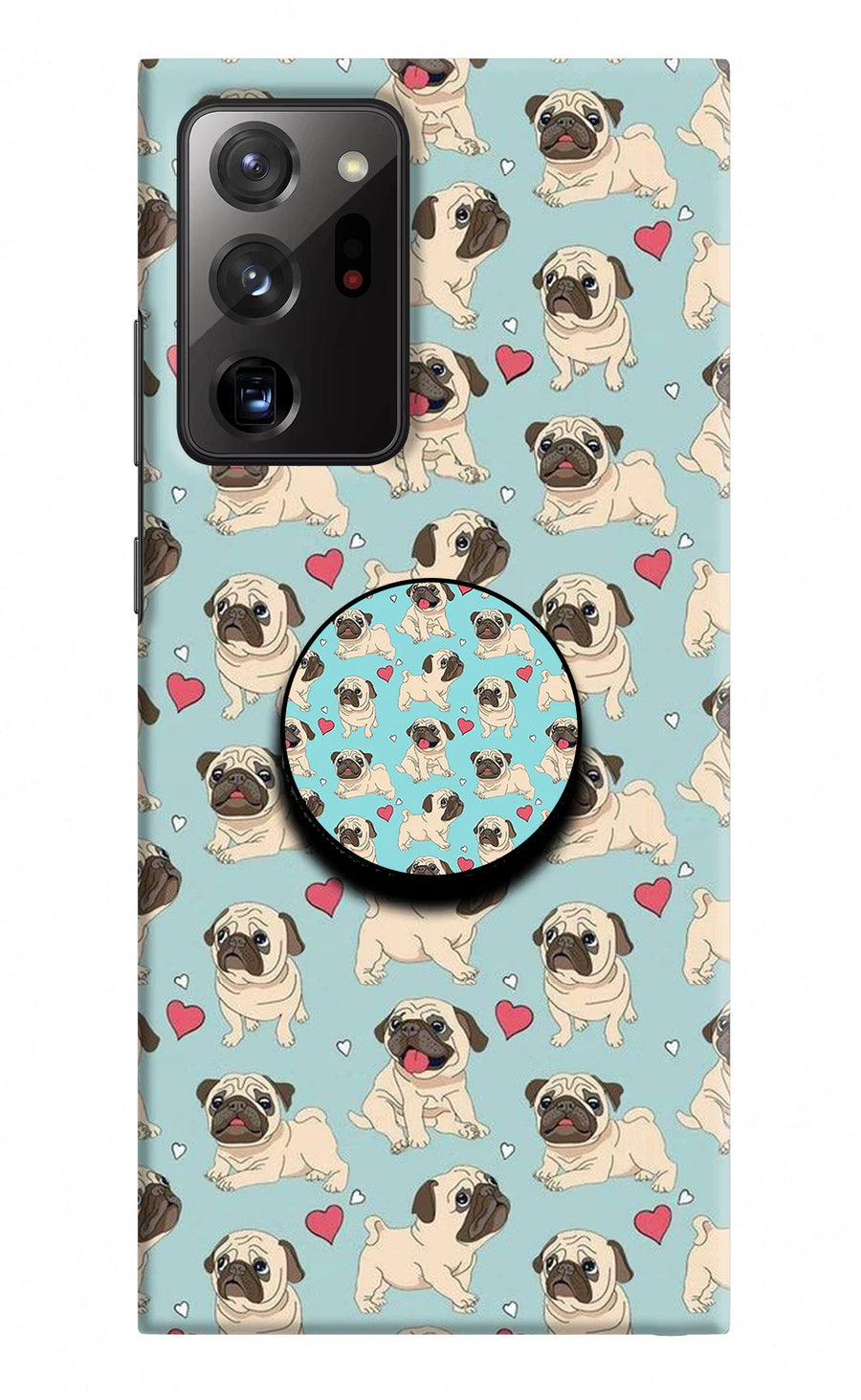 Pug Dog Samsung Note 20 Ultra Pop Case, Hard case