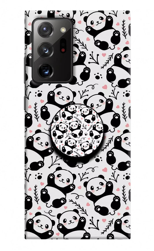Cute Panda Samsung Note 20 Ultra Pop Case by Casekaro