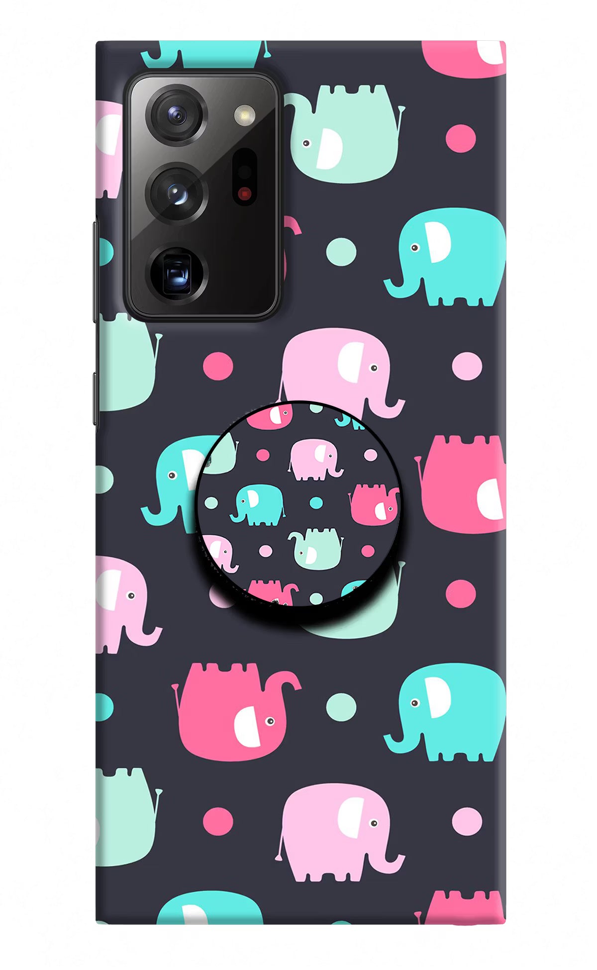 Baby Elephants Samsung Note 20 Ultra Pop Case by Casekaro