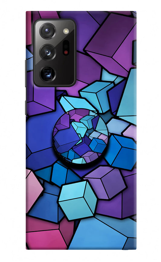 Cubic Abstract Samsung Note 20 Ultra Pop Case by Casekaro