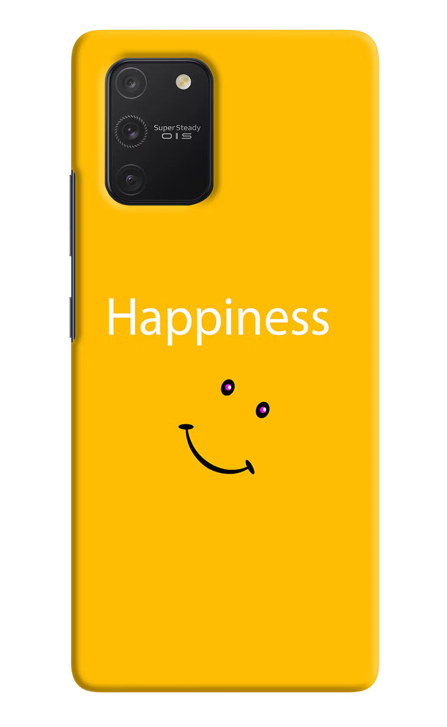 Happiness With Smiley Samsung S10 Lite Back Cover, Hard case