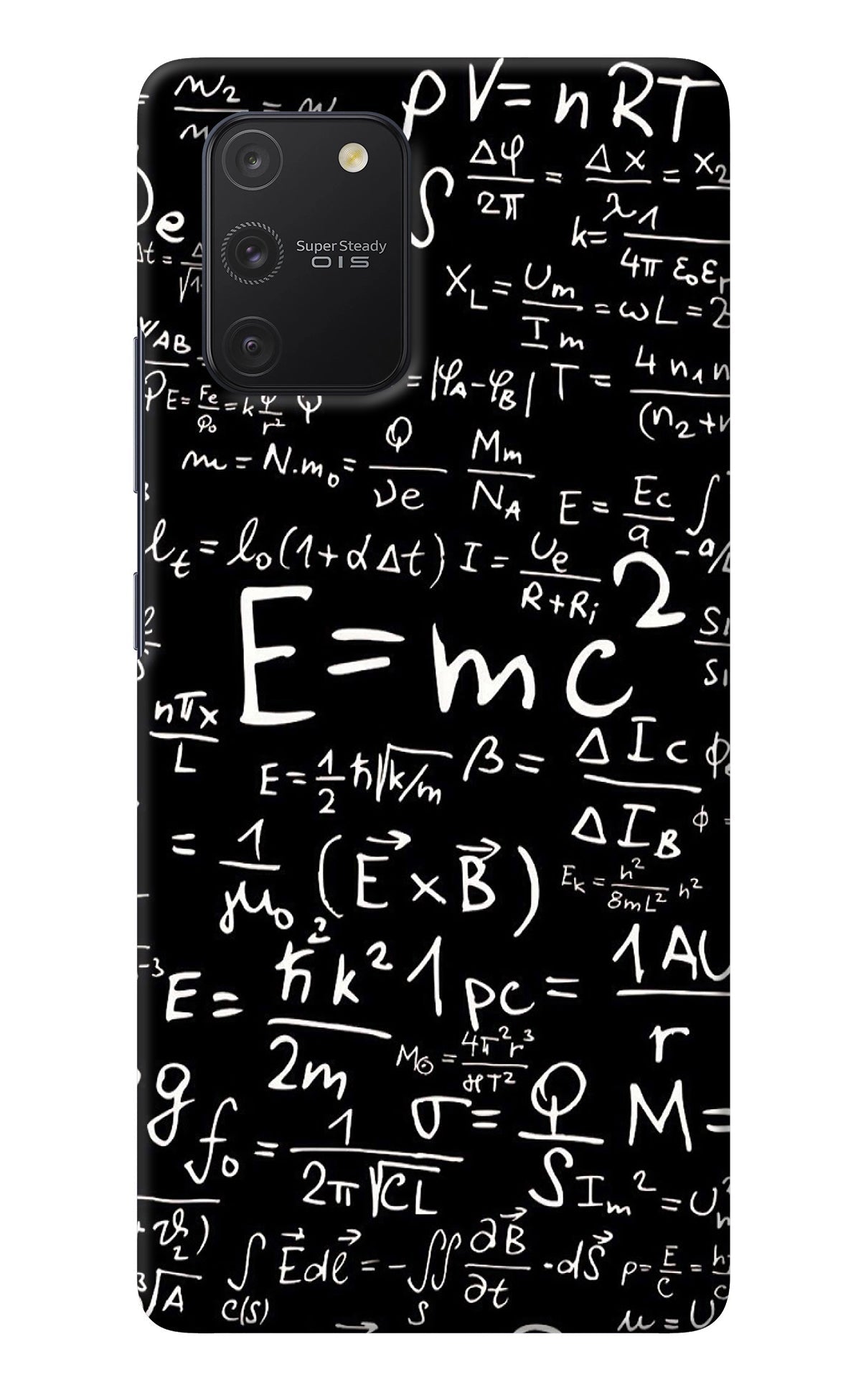 Physics Albert Einstein Formula Samsung S10 Lite Back Cover