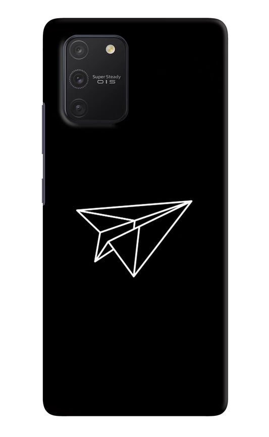 Paper Plane White Samsung S10 Lite Hard Case Back Cover by Casekaro