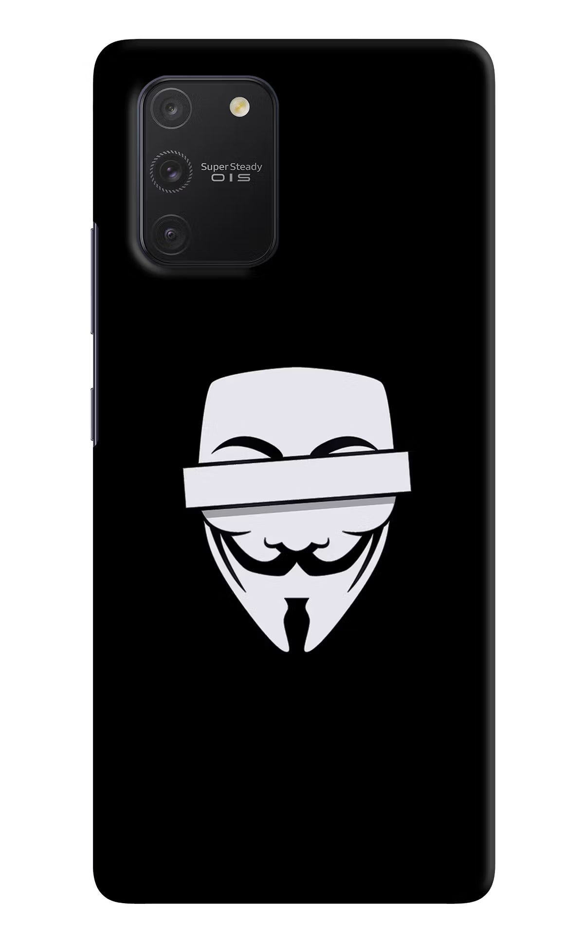 Anonymous Face Samsung S10 Lite Hard Case Back Cover by Casekaro