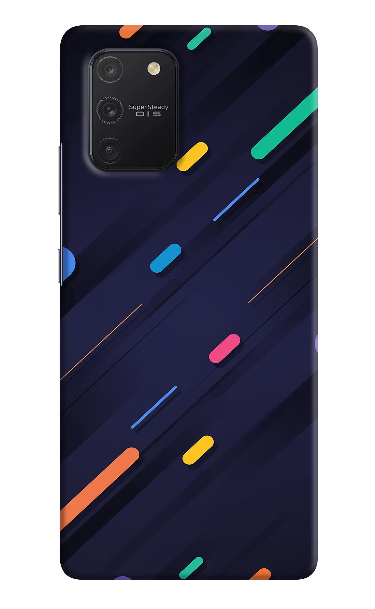 Abstract Design Samsung S10 Lite Hard Case Back Cover by Casekaro