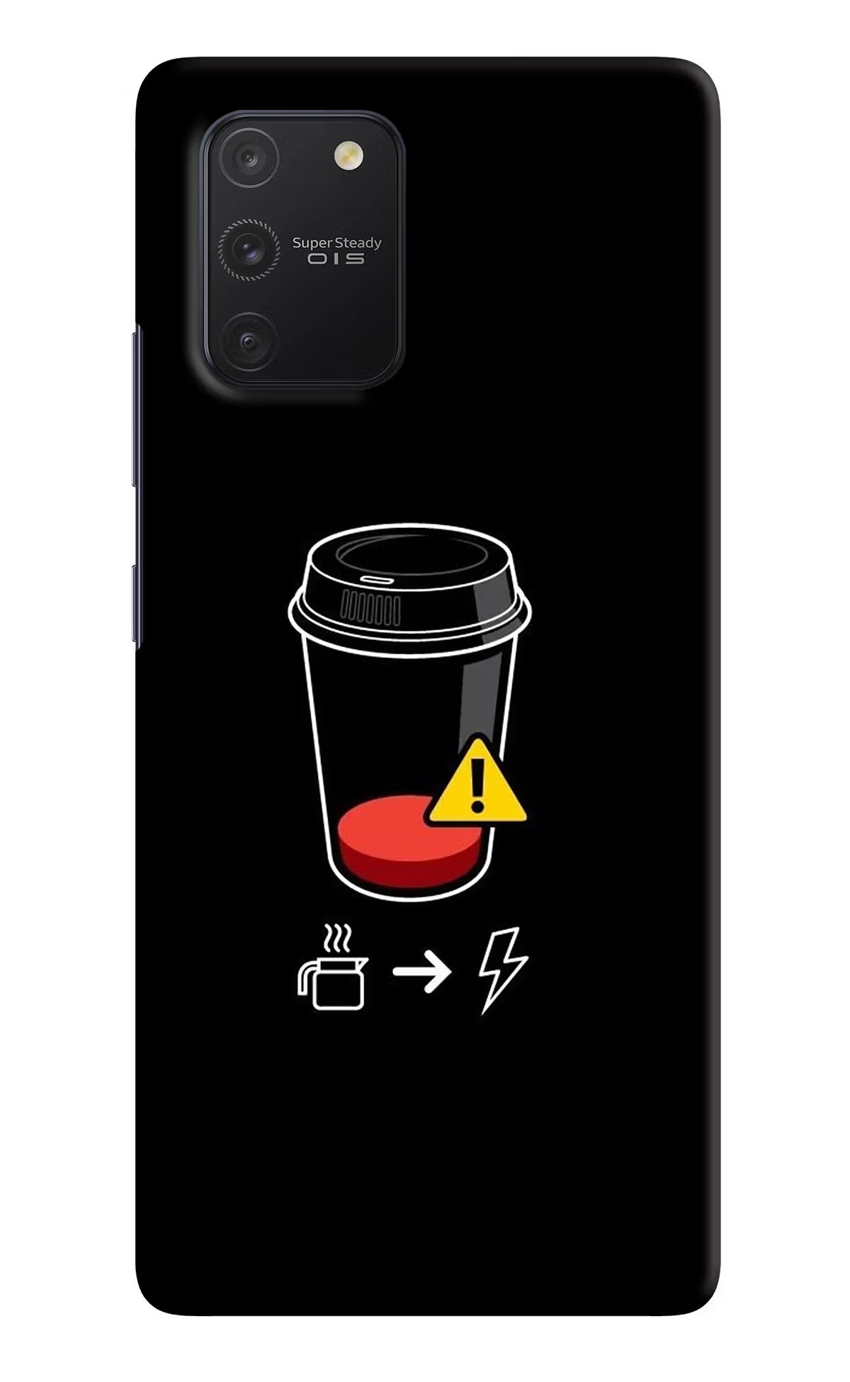Coffee Samsung S10 Lite Hard Case Back Cover by Casekaro