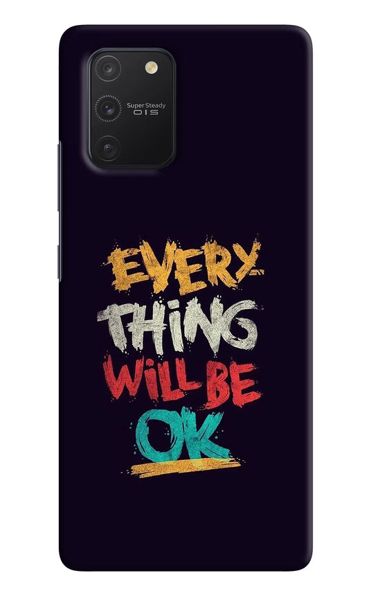 Everything Will Be Ok Samsung S10 Lite Hard Case Back Cover by Casekaro