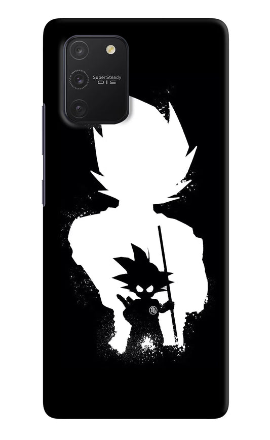 Goku Shadow Samsung S10 Lite Hard Case Back Cover by Casekaro