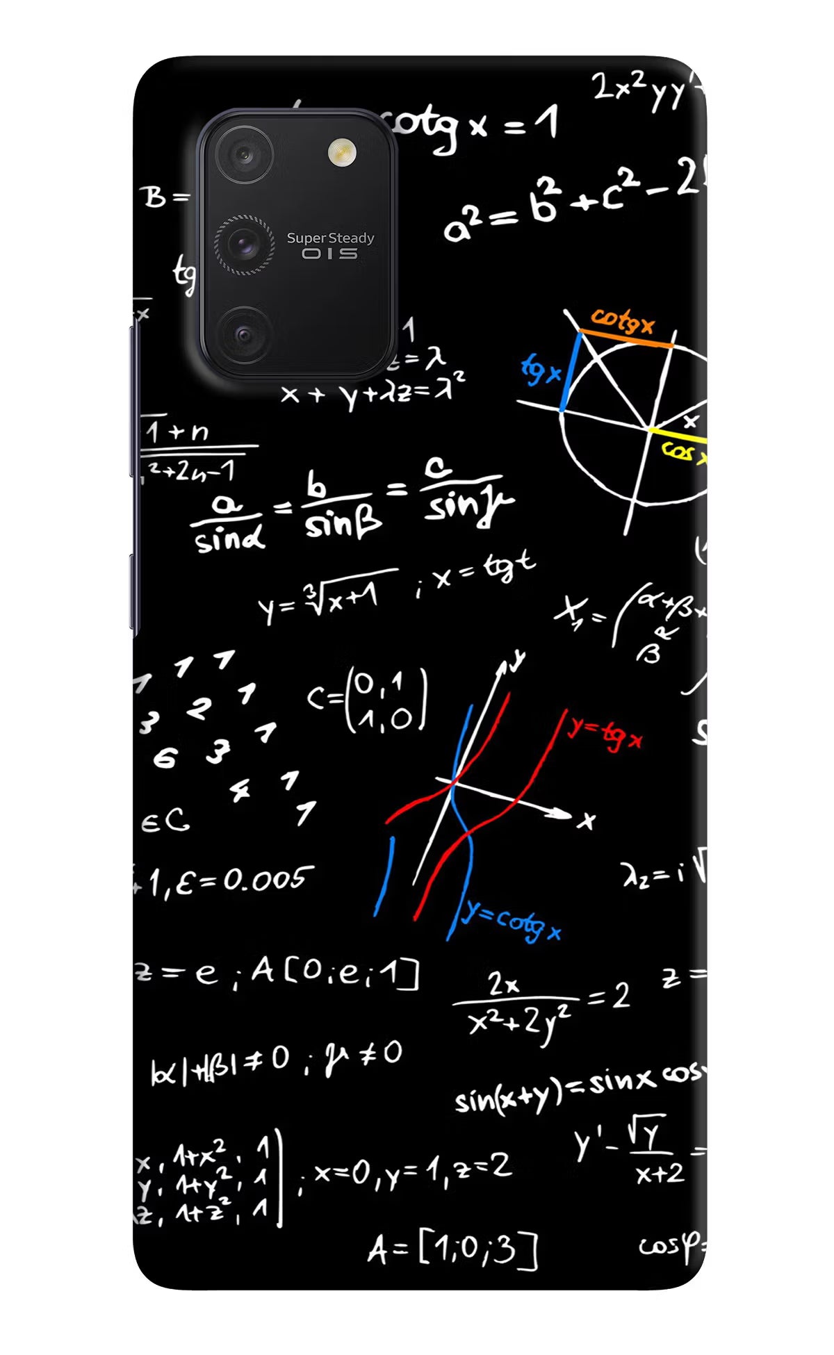 Mathematics Formula Samsung S10 Lite Hard Case Back Cover by Casekaro