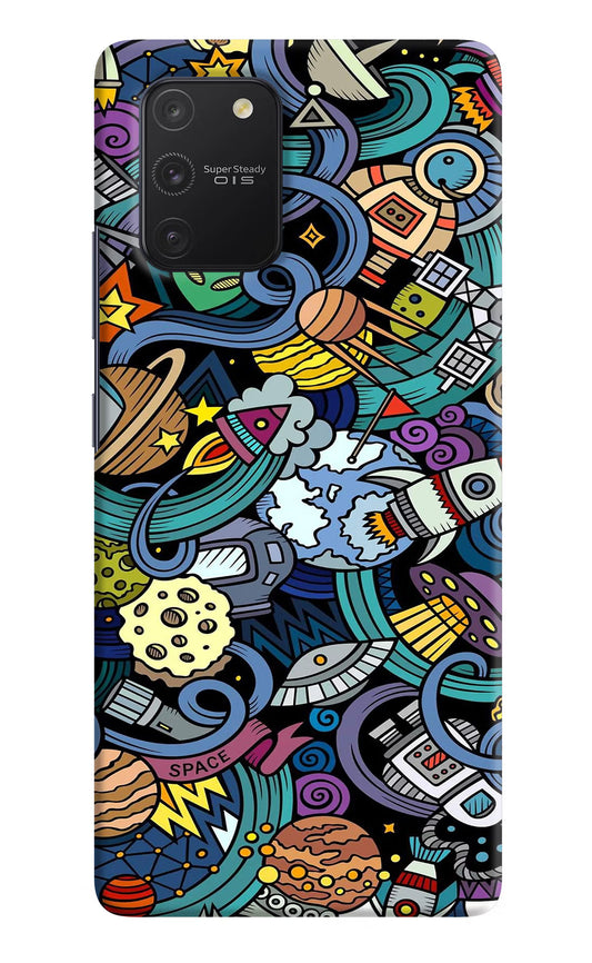 Space Abstract Samsung S10 Lite Hard Case Back Cover by Casekaro