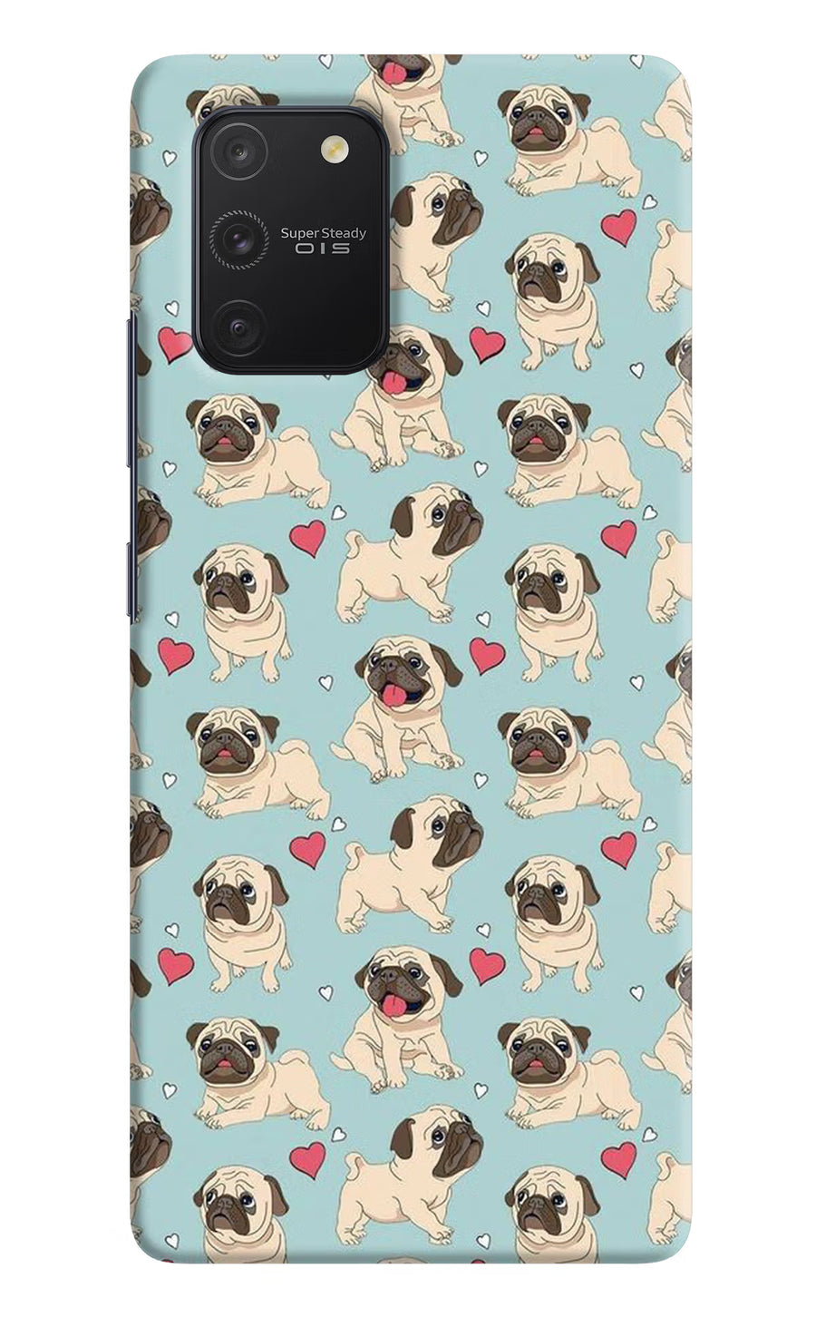 Pug Dog Samsung S10 Lite Back Cover, Hard case