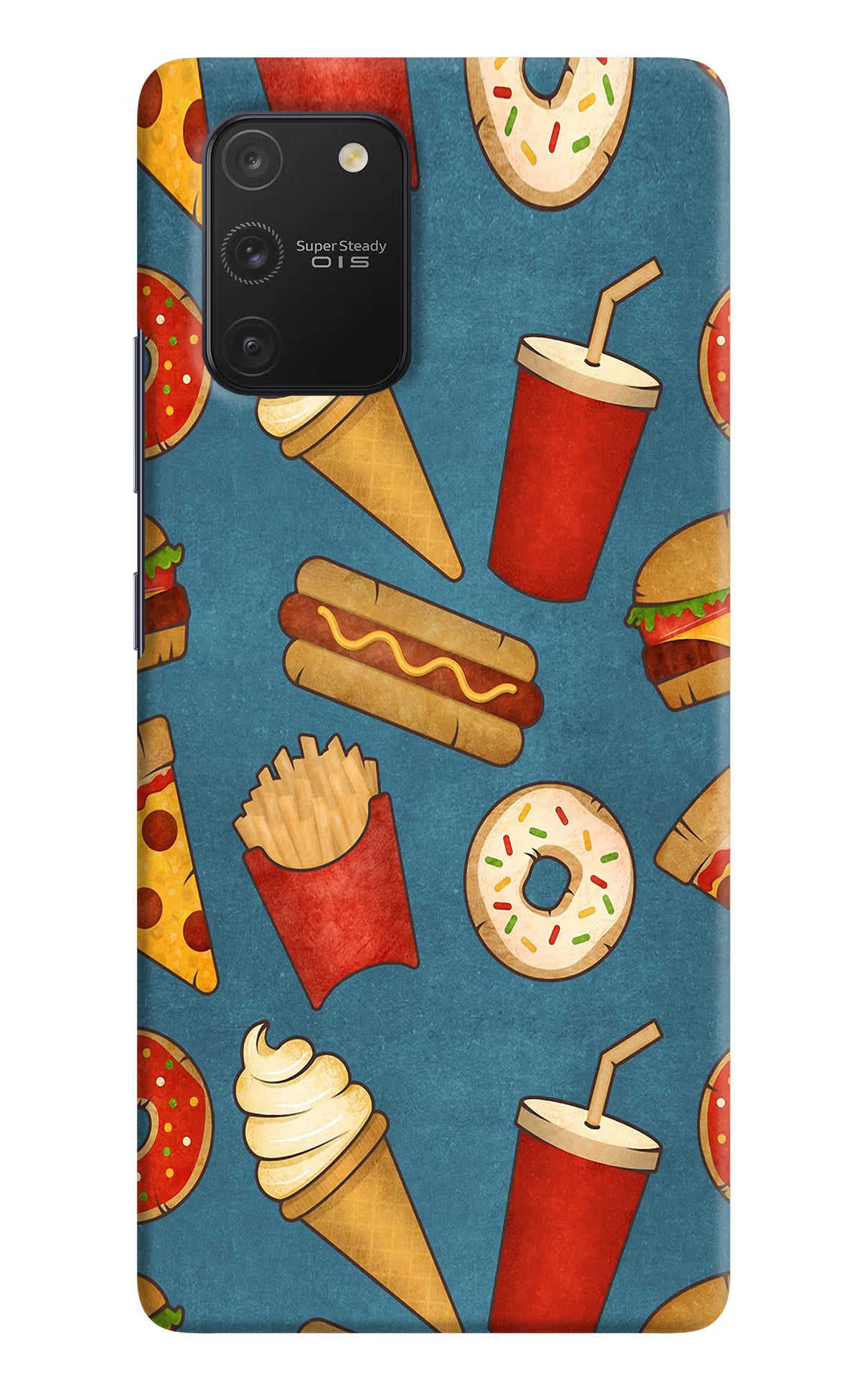 Foodie Samsung S10 Lite Hard Case Back Cover by Casekaro