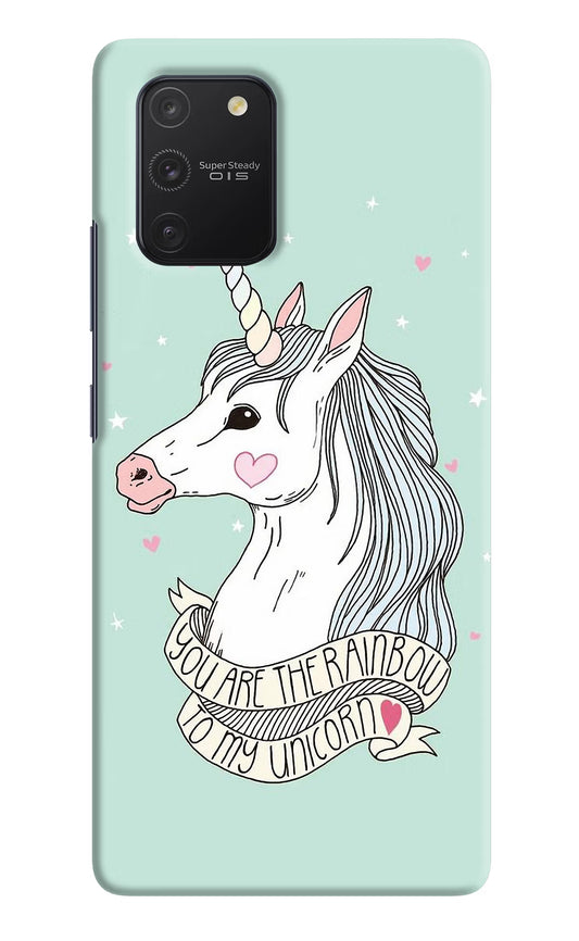 Unicorn Wallpaper Samsung S10 Lite Hard Case Back Cover by Casekaro