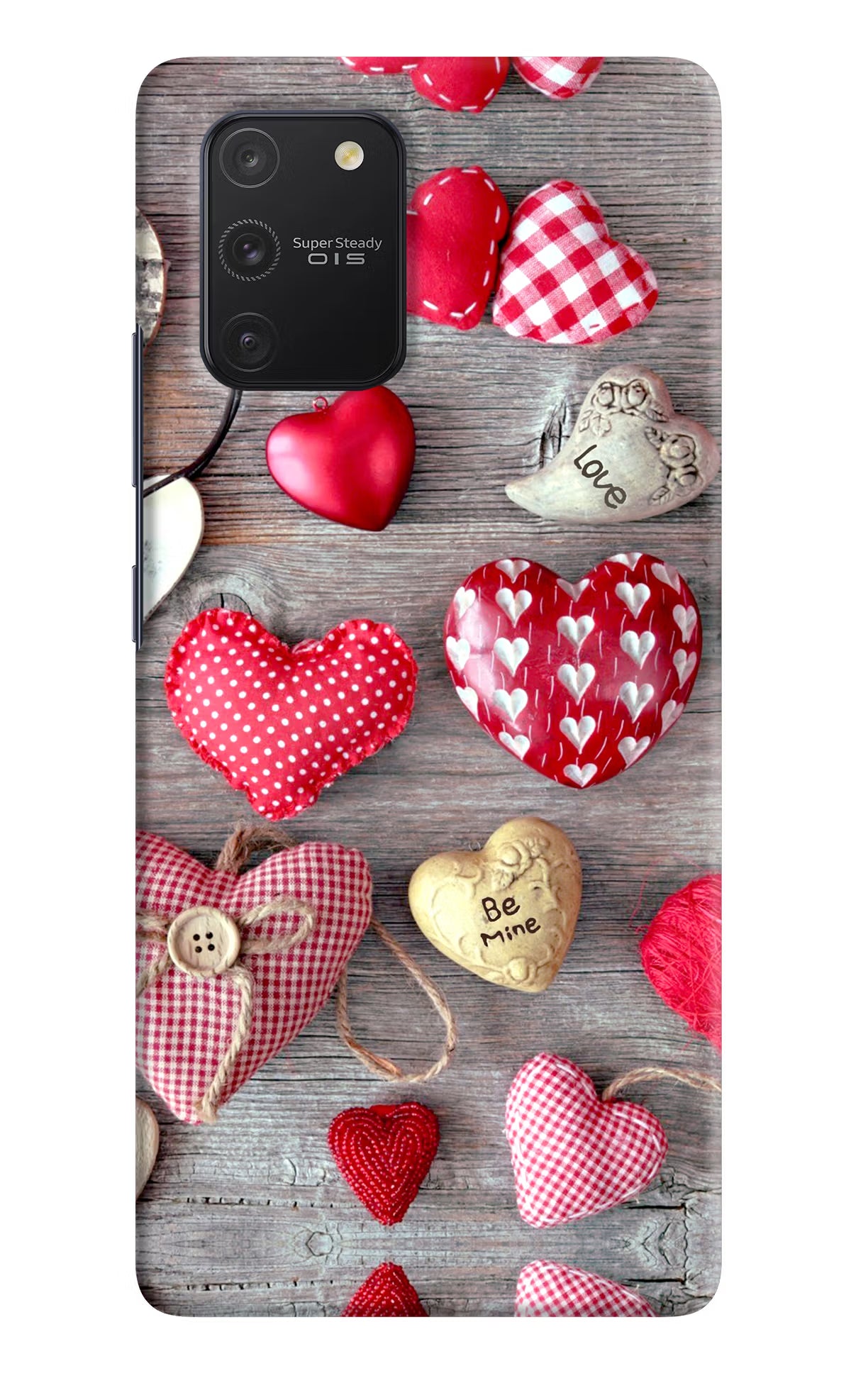 Love Wallpaper Samsung S10 Lite Hard Case Back Cover by Casekaro