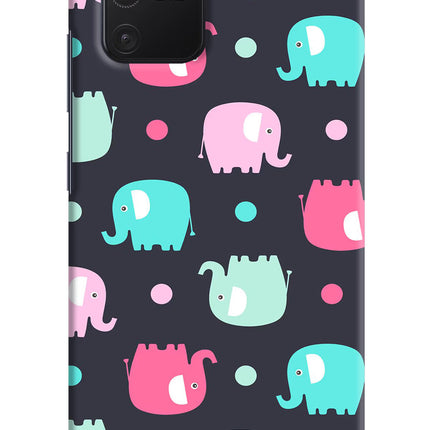 Elephants Samsung S10 Lite Hard Case Back Cover by Casekaro