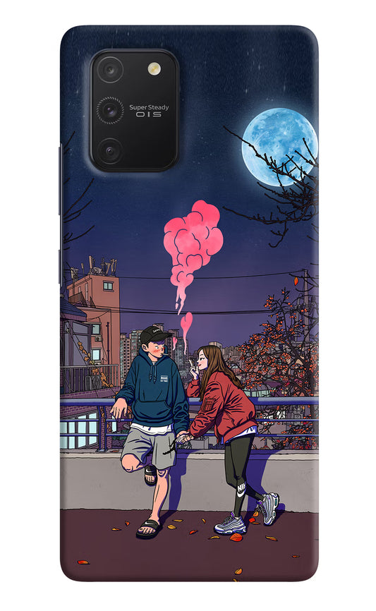 Chilling Couple Samsung S10 Lite Hard Case Back Cover by Casekaro