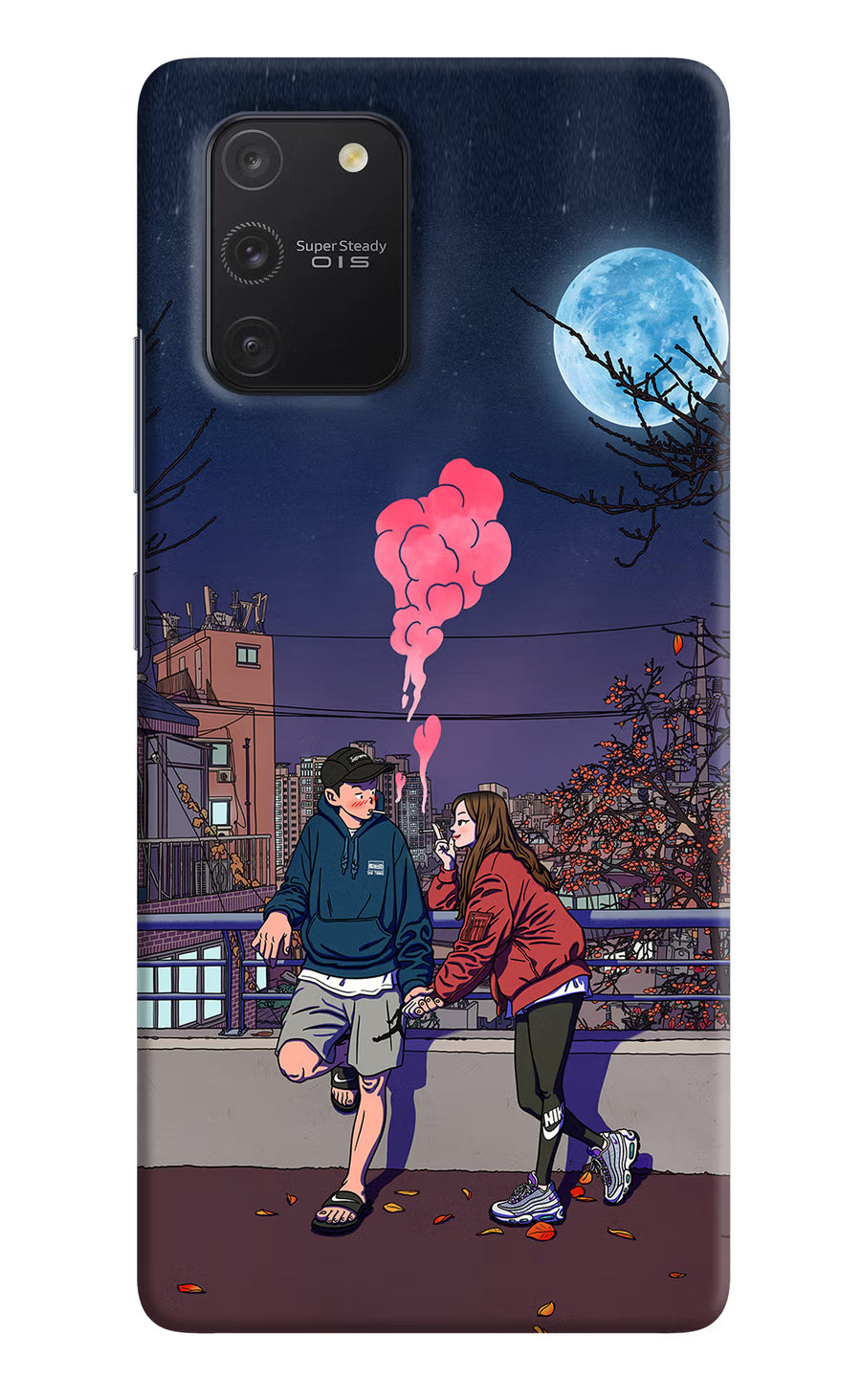 Chilling Couple Samsung S10 Lite Back Cover, Hard case