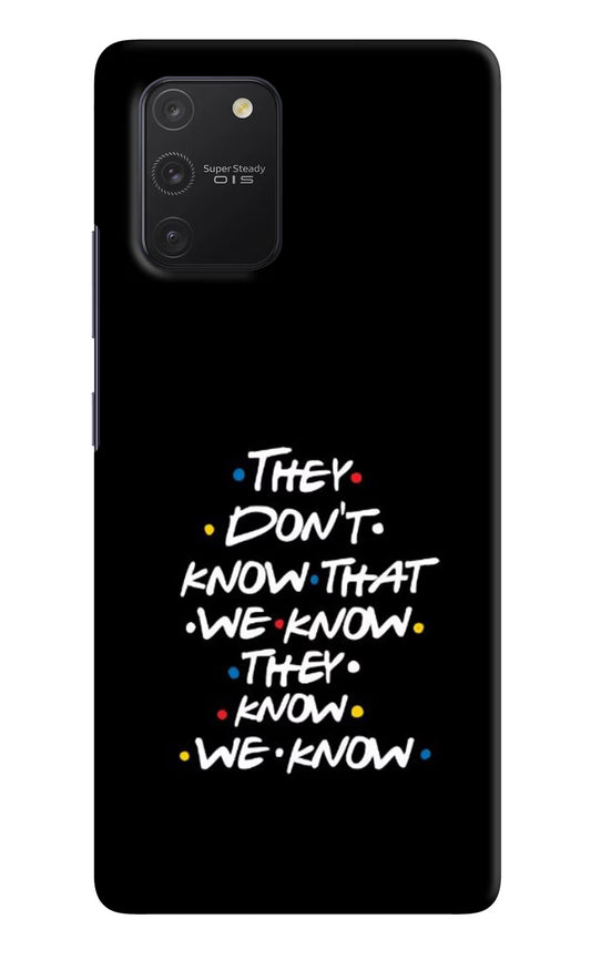 FRIENDS Dialogue Samsung S10 Lite Hard Case Back Cover by Casekaro