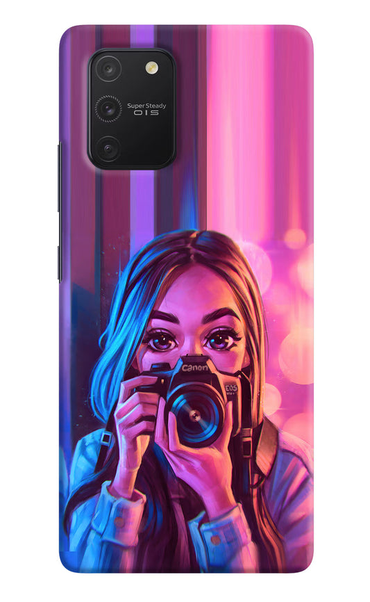 Girl Photographer Samsung S10 Lite Hard Case Back Cover by Casekaro