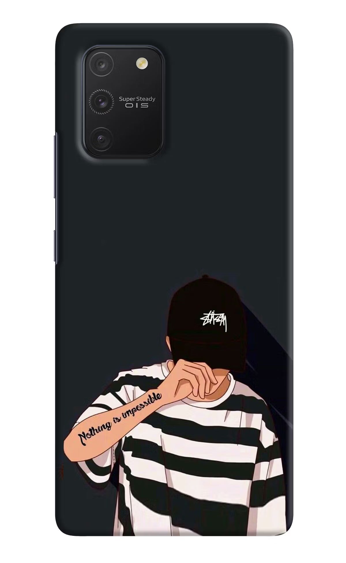 Aesthetic Boy Samsung S10 Lite Hard Case Back Cover by Casekaro