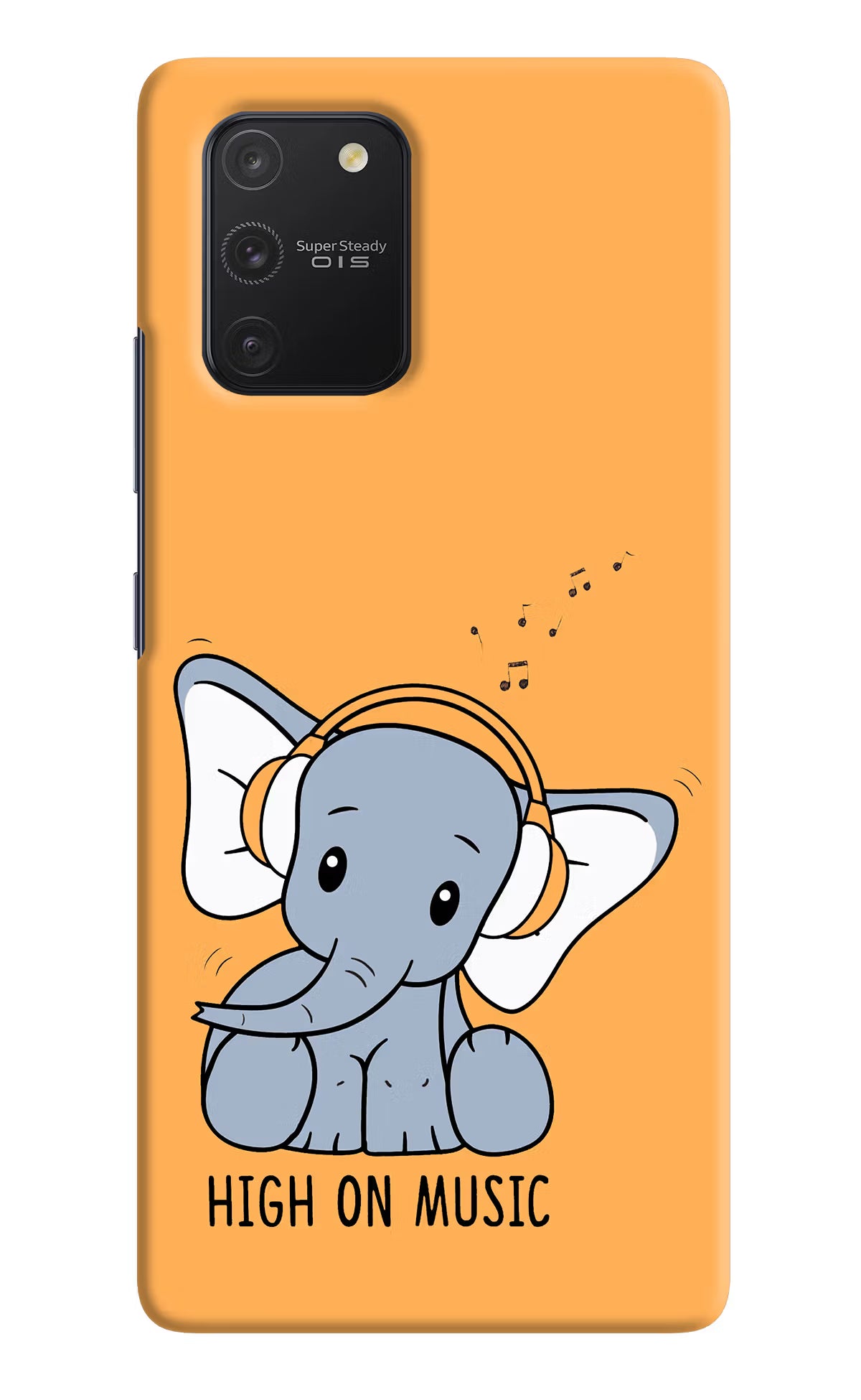 High On Music Samsung S10 Lite Hard Case Back Cover by Casekaro