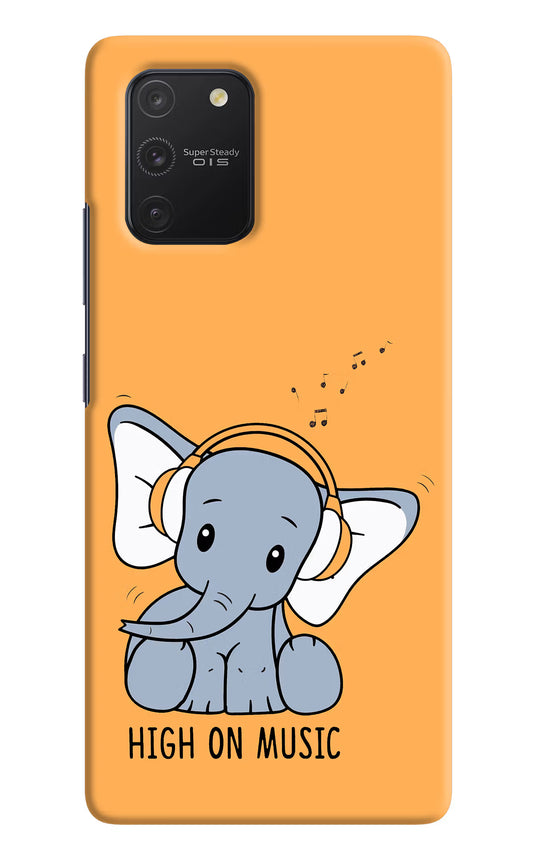 High On Music Samsung S10 Lite Hard Case Back Cover by Casekaro