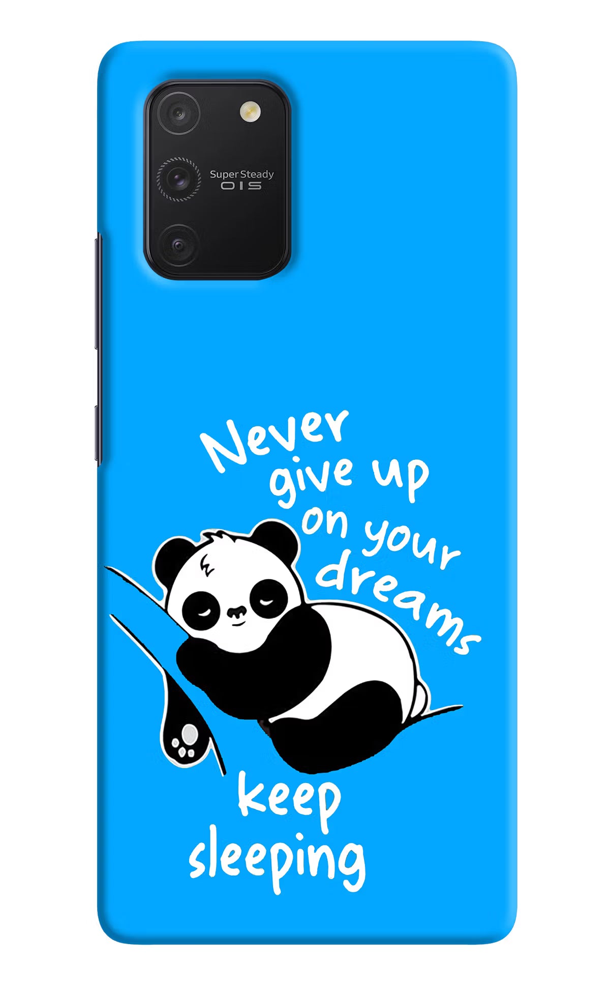 Keep Sleeping Samsung S10 Lite Hard Case Back Cover by Casekaro