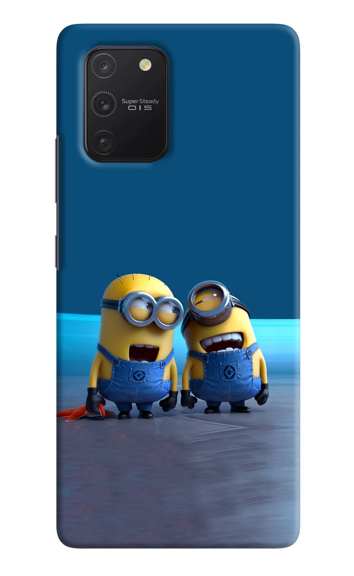 Minion Laughing Samsung S10 Lite Hard Case Back Cover by Casekaro