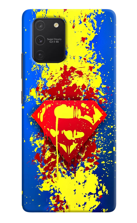 Superman logo Samsung S10 Lite Hard Case Back Cover by Casekaro