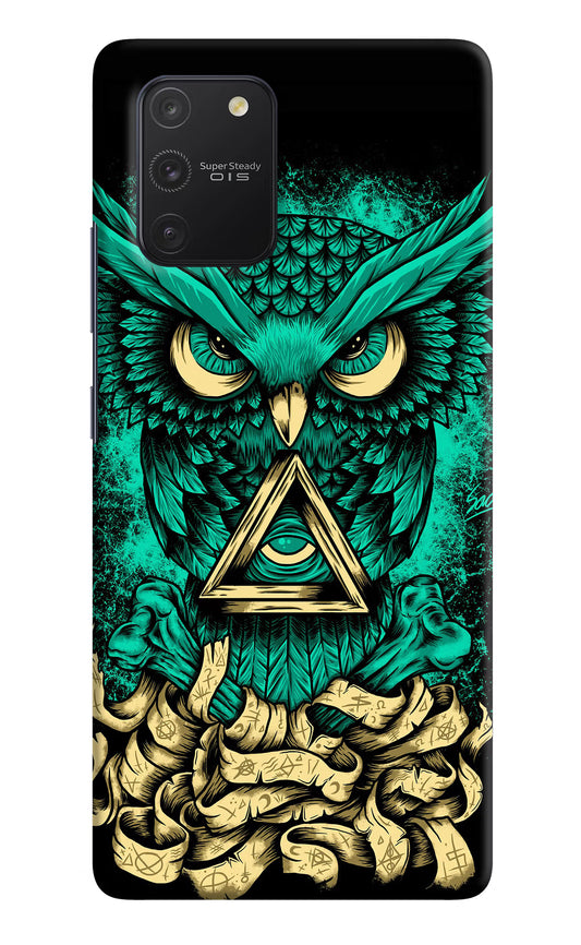 Green Owl Samsung S10 Lite Hard Case Back Cover by Casekaro