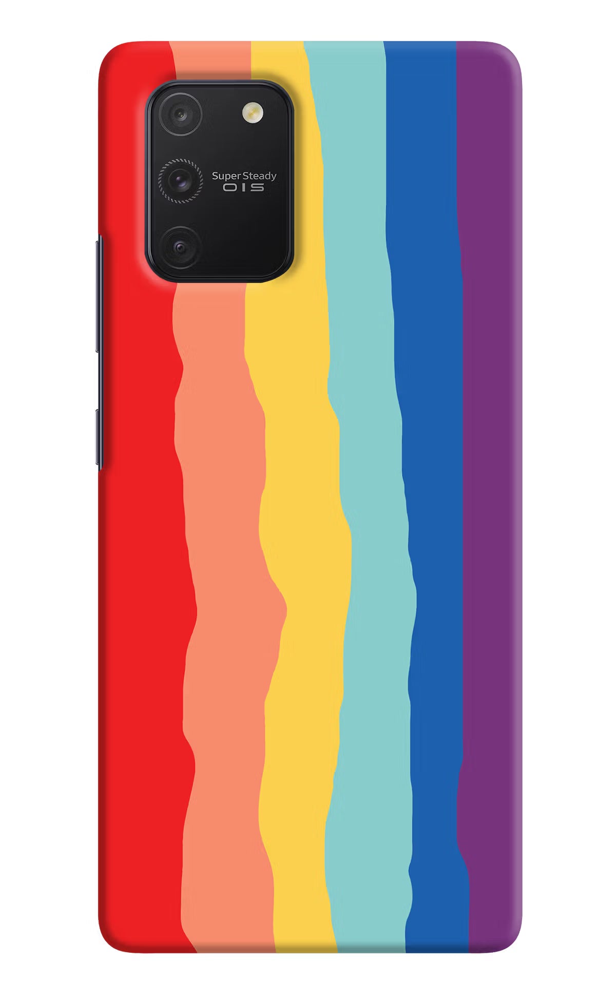 Rainbow Samsung S10 Lite Hard Case Back Cover by Casekaro