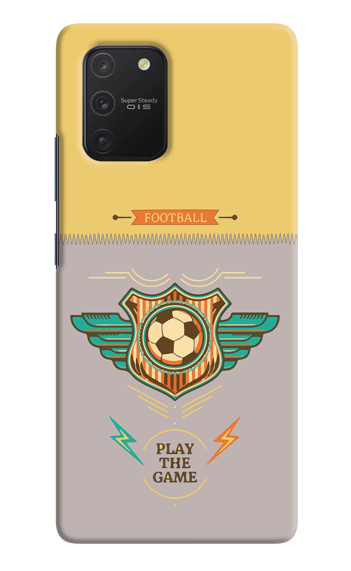 Football Samsung S10 Lite Hard Case Back Cover by Casekaro