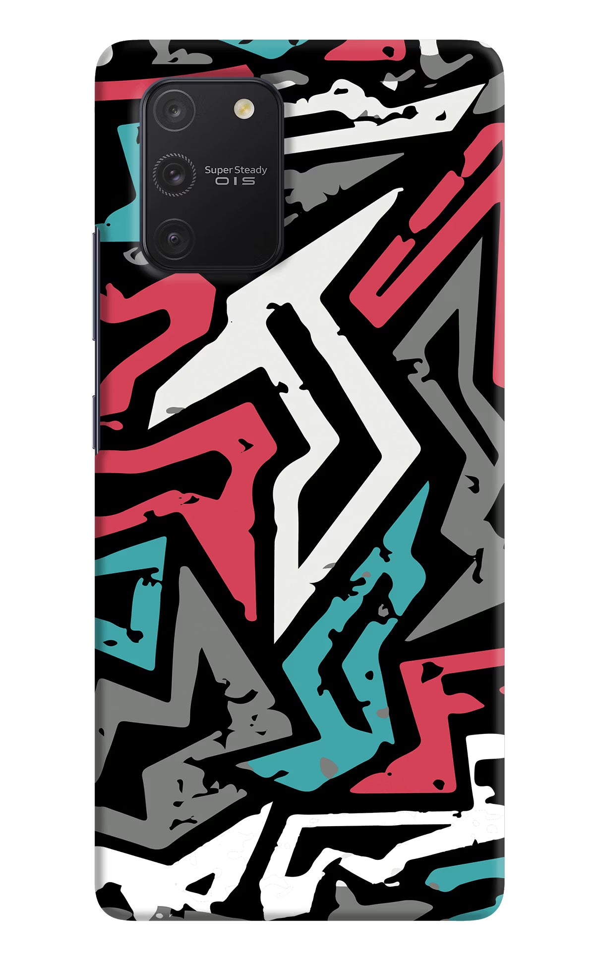 Geometric Graffiti Samsung S10 Lite Hard Case Back Cover by Casekaro