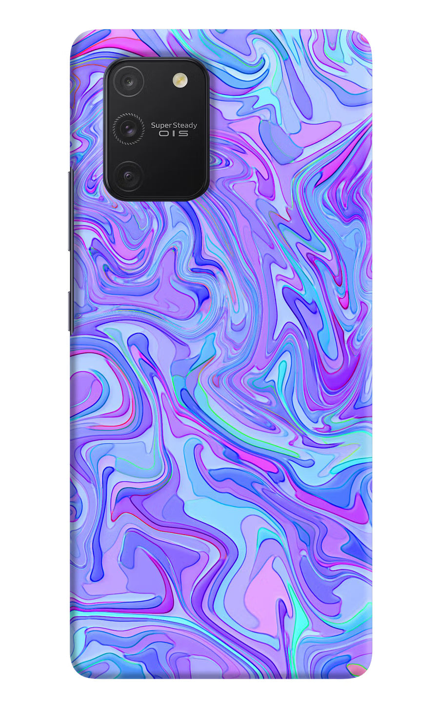 Glitter Samsung S10 Lite Back Cover, Hard case