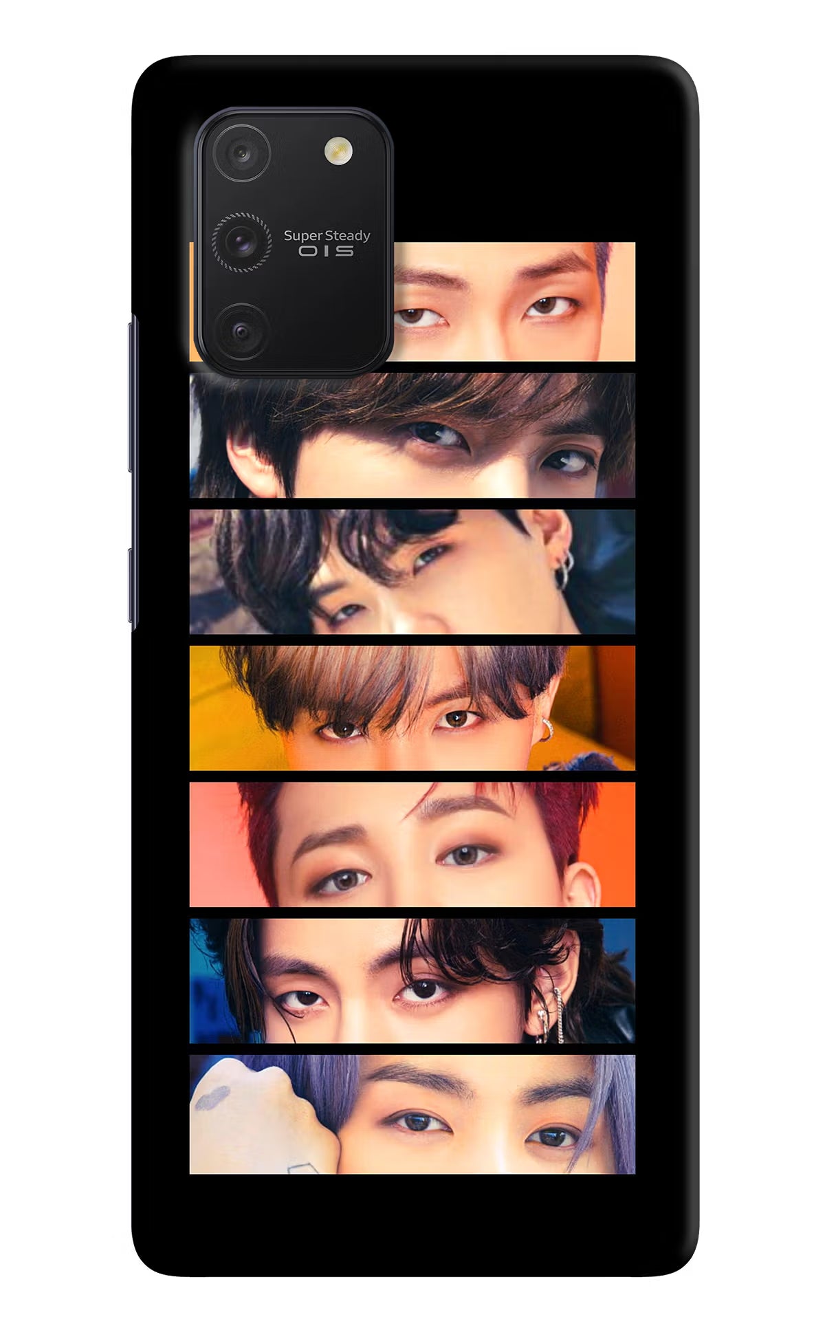 BTS Eyes Samsung S10 Lite Hard Case Back Cover by Casekaro