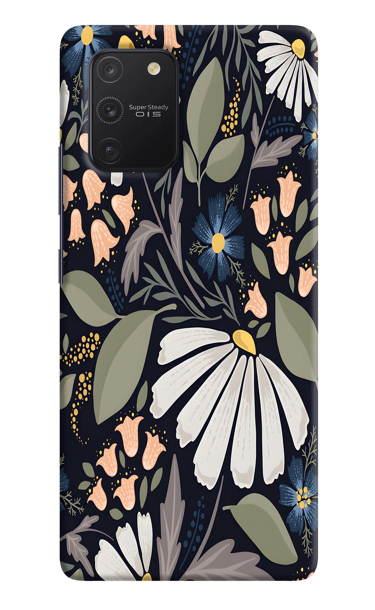 Flowers Art Samsung S10 Lite Hard Case Back Cover by Casekaro