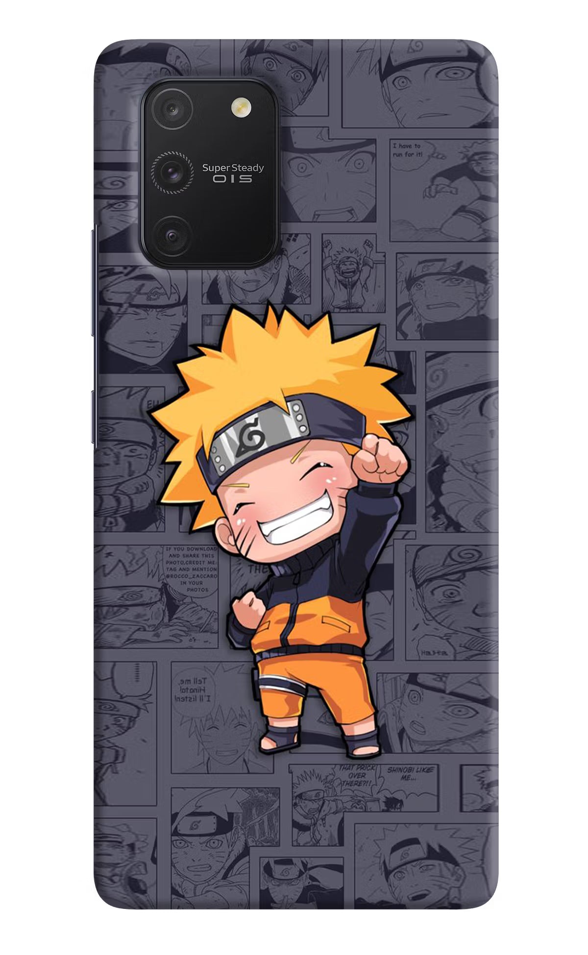 Chota Naruto Samsung S10 Lite Hard Case Back Cover by Casekaro