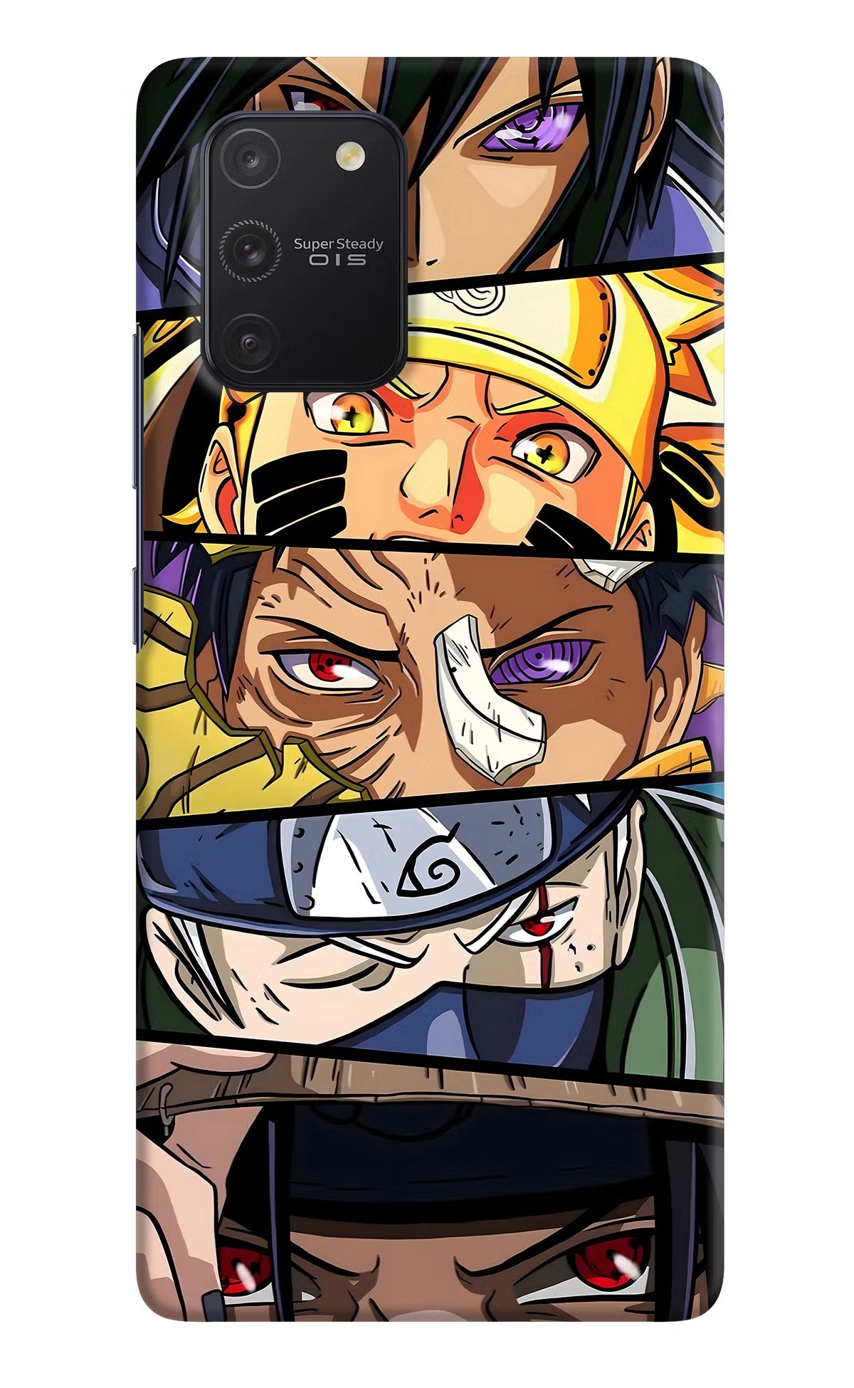 Naruto Character Samsung S10 Lite Hard Case Back Cover by Casekaro