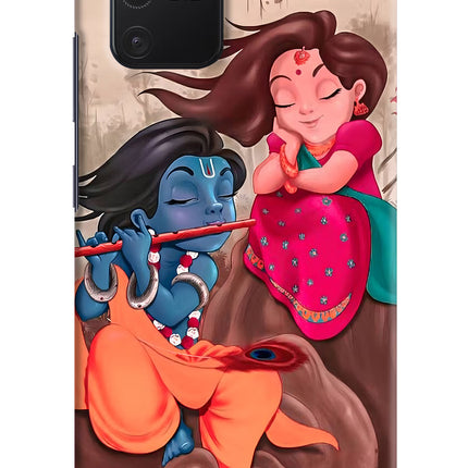 Radhe Krishna Samsung S10 Lite Hard Case Back Cover by Casekaro
