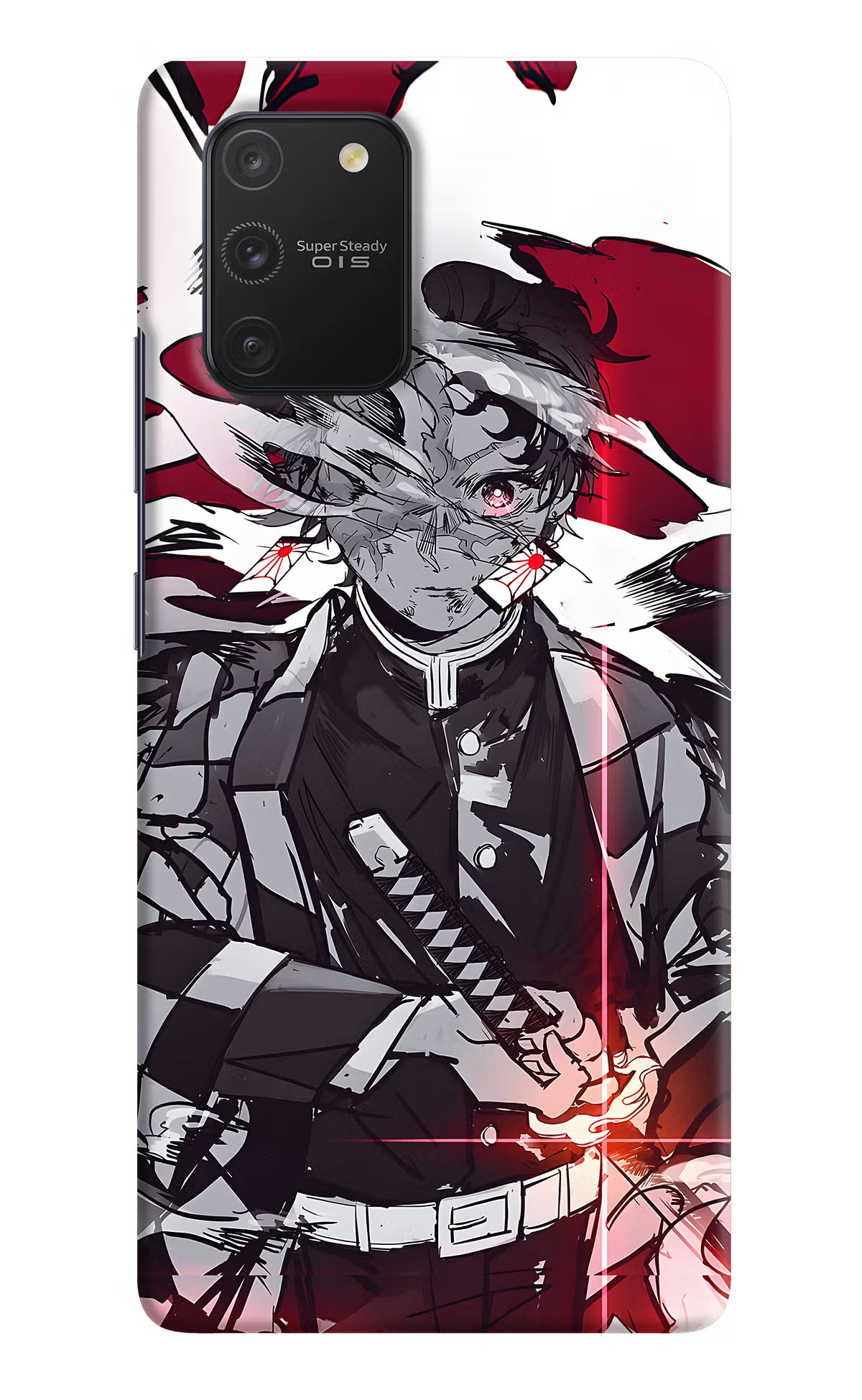 Demon Slayer Samsung S10 Lite Hard Case Back Cover by Casekaro