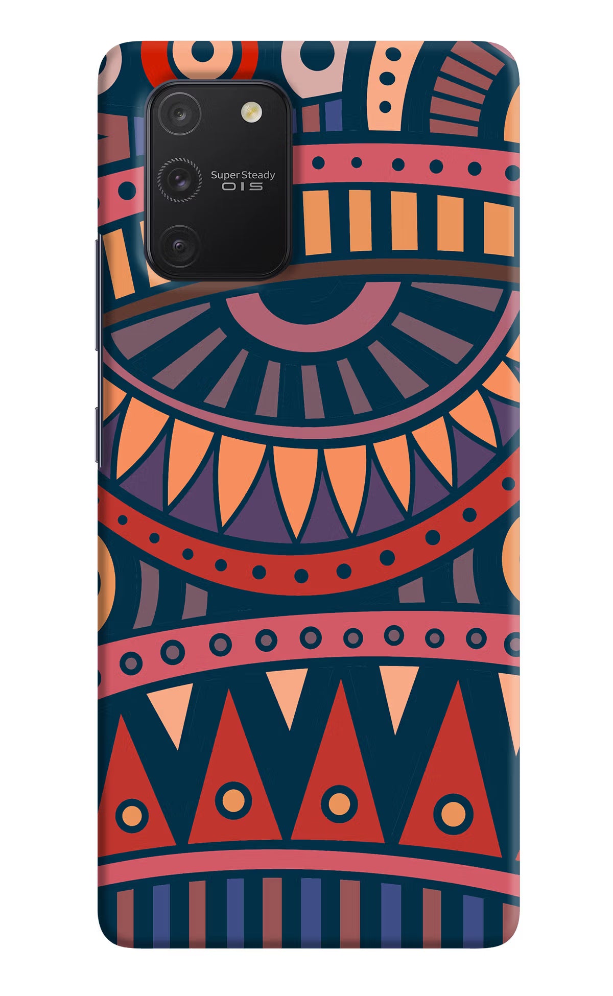 African Culture Design Samsung S10 Lite Hard Case Back Cover by Casekaro