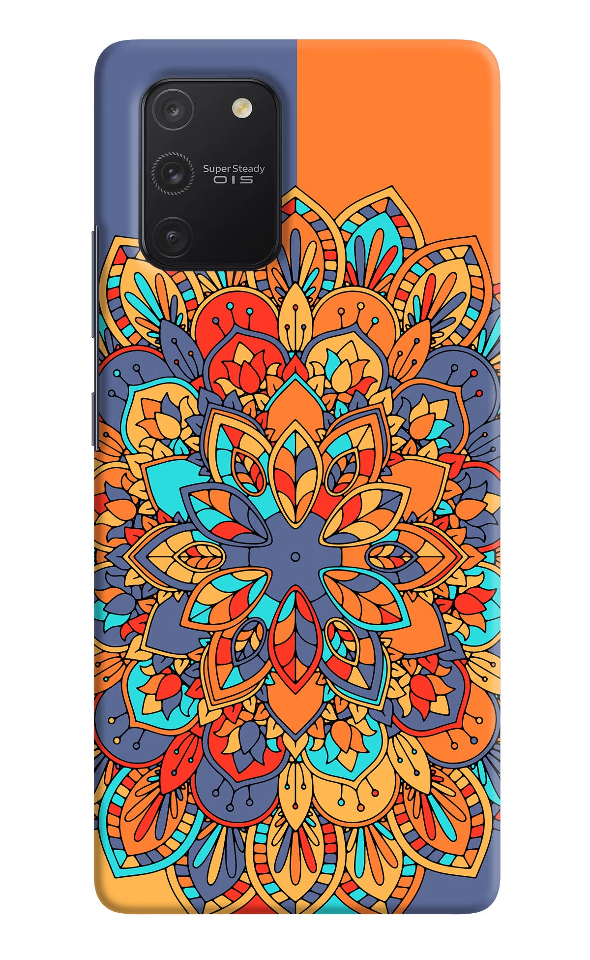 Color Mandala Samsung S10 Lite Hard Case Back Cover by Casekaro