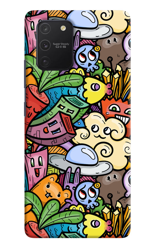 Veggie Doodle Samsung S10 Lite Hard Case Back Cover by Casekaro