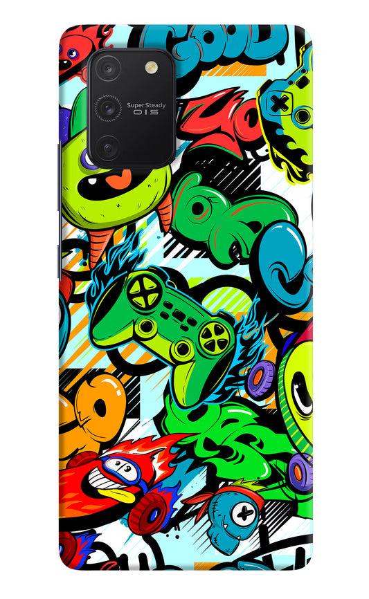 Game Doodle Samsung S10 Lite Hard Case Back Cover by Casekaro