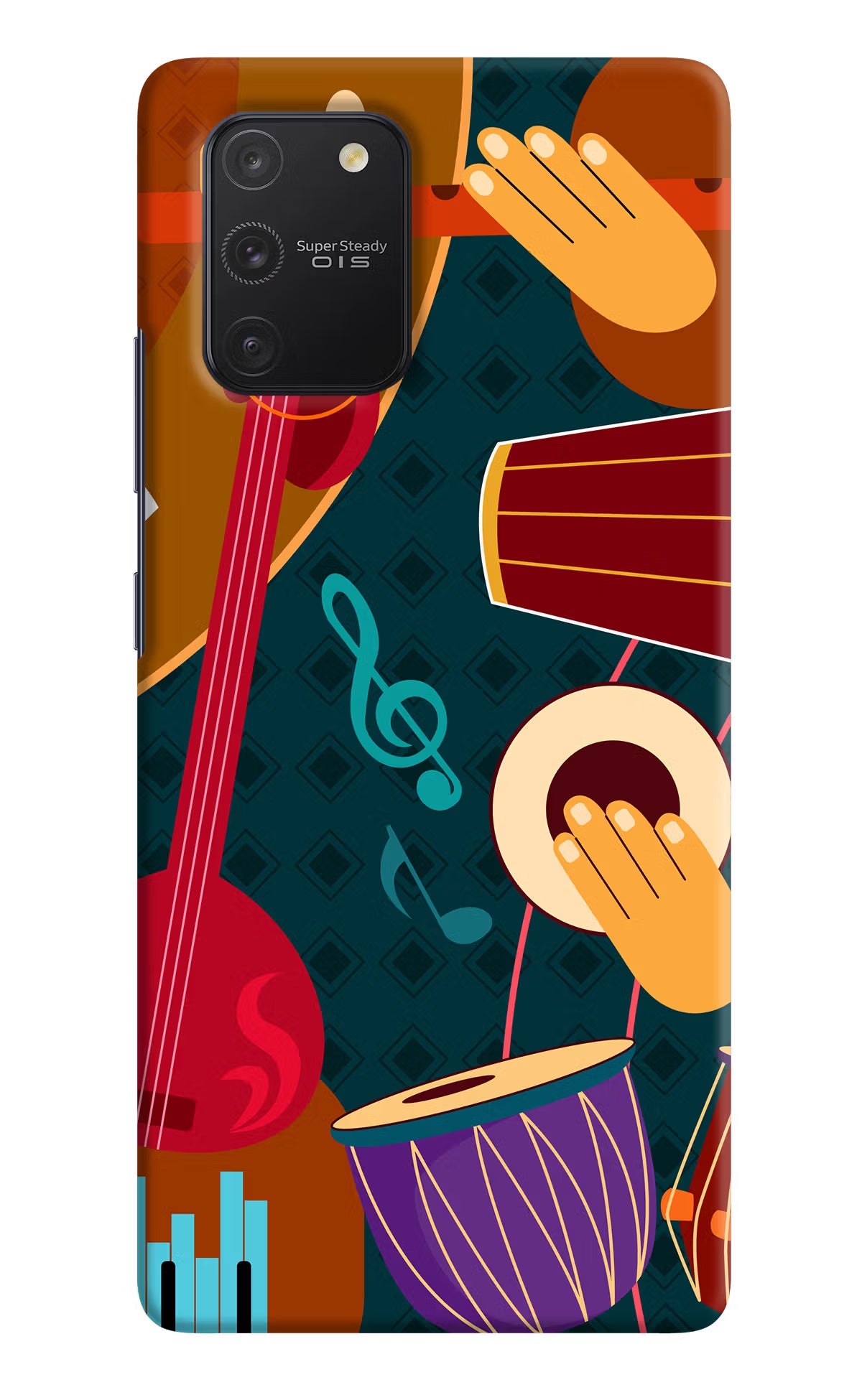 Music Instrument Samsung S10 Lite Hard Case Back Cover by Casekaro
