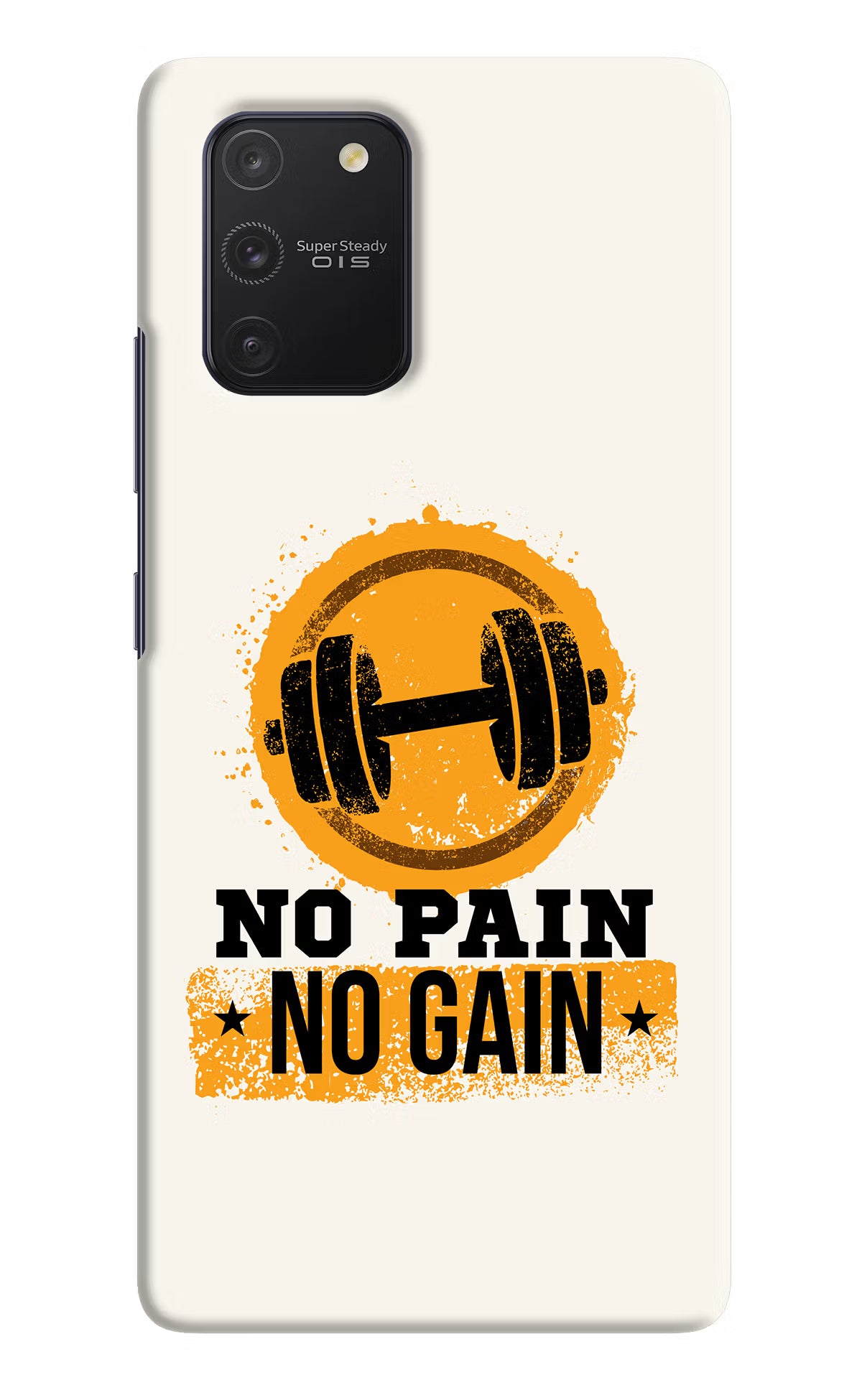 No Pain No Gain Samsung S10 Lite Hard Case Back Cover by Casekaro