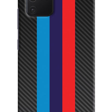 BMW Stripes Pattern Samsung S10 Lite Hard Case Back Cover by Casekaro