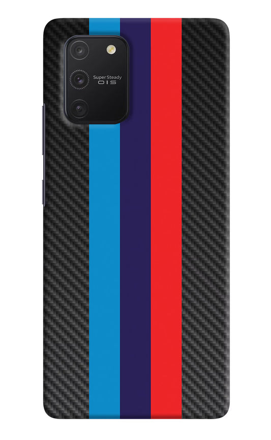 BMW Stripes Pattern Samsung S10 Lite Hard Case Back Cover by Casekaro