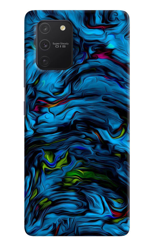 Dark Blue Abstract Samsung S10 Lite Hard Case Back Cover by Casekaro